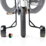 Woouagia Bicycle Training Wheels 4.25 inches Black-0