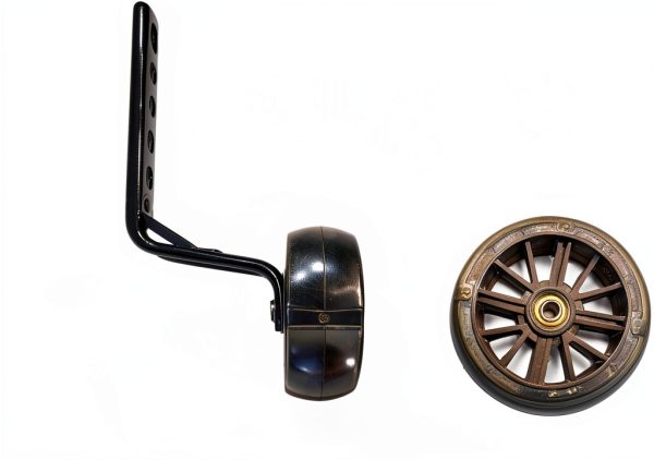Woouagia Bicycle Training Wheels 4.25 inches Black-3