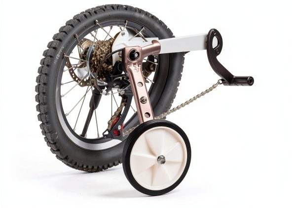 MIDOGAT Training Wheels Silver Steel Design-0