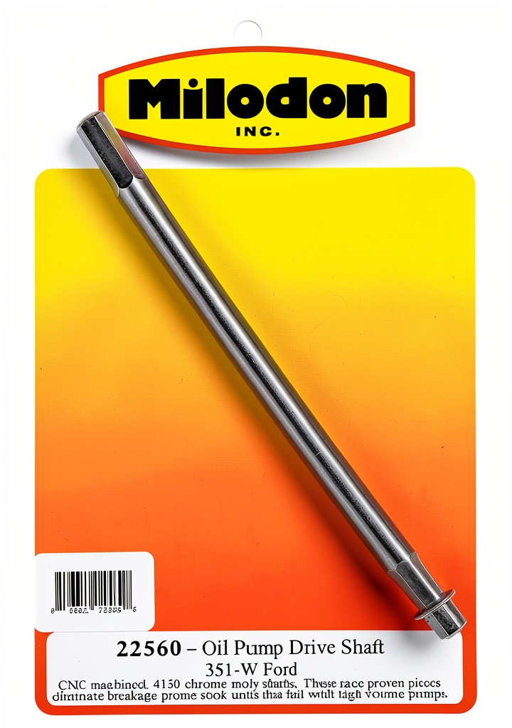 Milodon oil pump primer shaft installed in a high‑performance engine