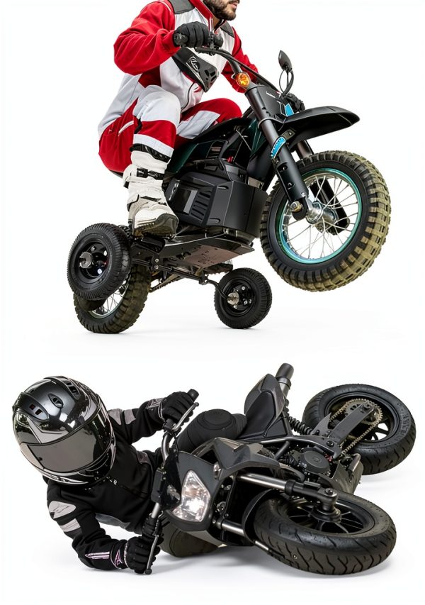 IUVWISN Dirt Bike Training Wheels for Kids-2