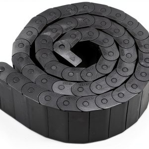 15mm x 50mm Plastic Closed CNC Drag Chain – Ted Lele Black 1M-0