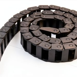 1M Black Plastic Drag Chain Cable Carrier R18 10x20mm for CNC Router-0